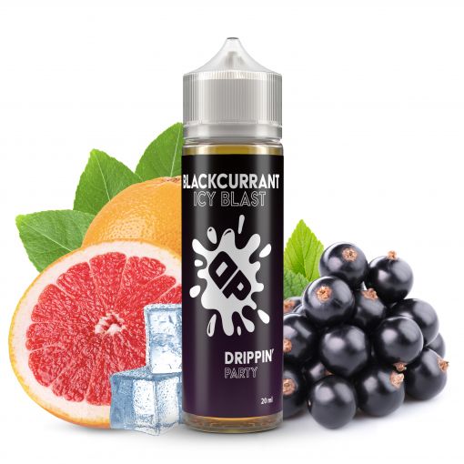 Příchuť SNV Drippin Party - Blackcurrant Icy Blast / Černý rybíz a grapefruit 20ml