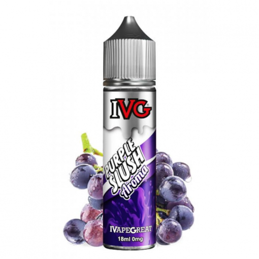 Příchuť IVG S&V: Purple Slush / Černé hroznové víno, limetka a žvýkačka 18ml