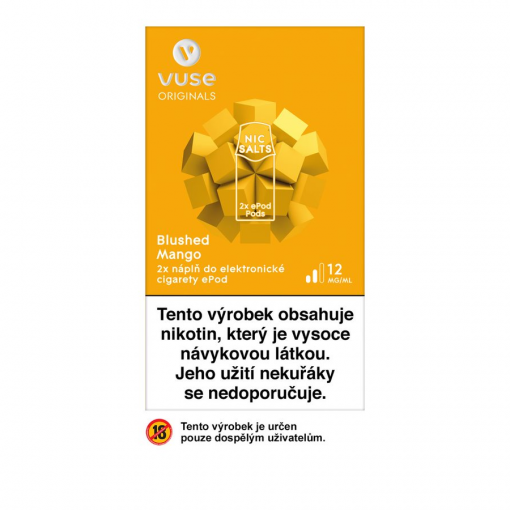 VUSE ePOD náplň Blushed Mango 2ML 12MG - 2KS