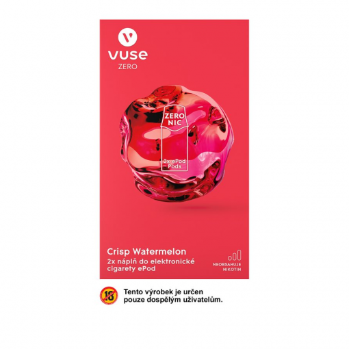 VUSE ePod náplň Crisp Watermelon 2ml 0mg - 2ks