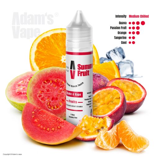 Příchuť Adams vape S&V: Summer Fruit / Tropické ovoce na ledu 10ml