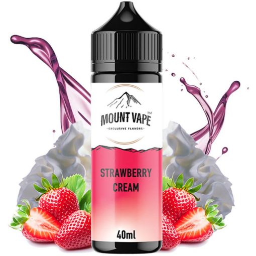 Příchuť SNV Mount Vape - Strawberry Cream 40ml