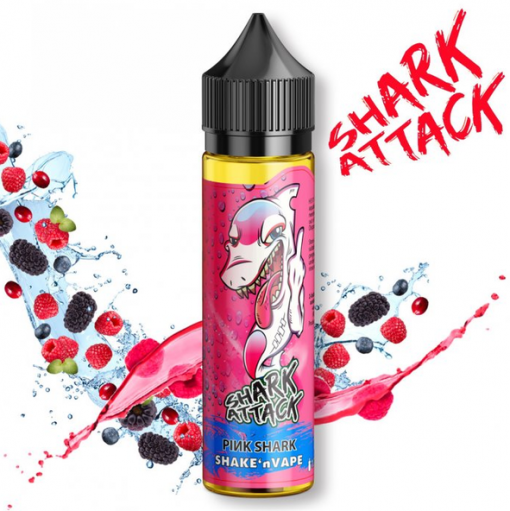 Příchuť Imperia - Shark Attack - Pink Shark / Jahodovo-malinový mix s rybízem 10ml SnV