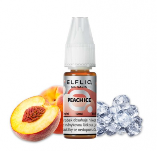 Nikotinová Sůl ELF BAR ElfLiq - Peach Ice 10ml