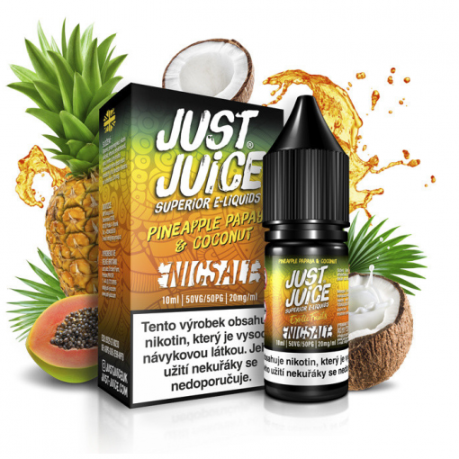 Nikotinová Sůl Just Juice Salt - Pineapple, Papaya & Coconut - 20mg/ml