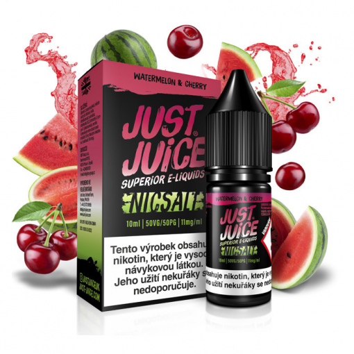 Nikotinová Sůl Just Juice Salt - Watermelon & Cherry - 11mg/ml