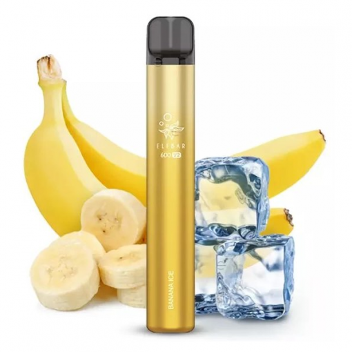 Elf Bar 600 V2 jednorázová ecigareta Banana Ice - 20mg