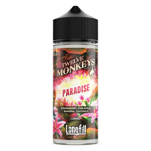 Příchuť Twelve Monkeys - Oasis Paradise / Jahoda, banán, ananas a kokos 20ml