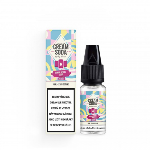 Nikotinová Sůl TI Juice Cream Soda - Guava Berry 10ml - 20mg