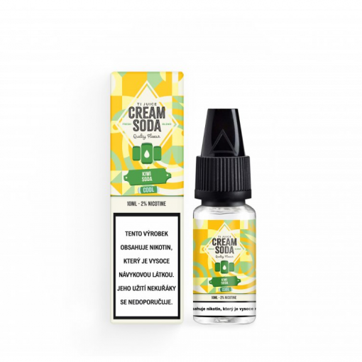 Nikotinová Sůl TI Juice Cream Soda - Kiwi 10ml - 20mg