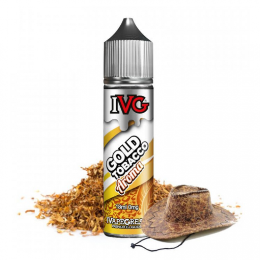 Příchuť IVG S&V: Gold Tobacco / Virginský tabák 18ml