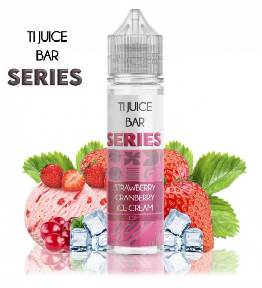Příchuť TI Juice Bar Series - Strawberry Cranberry Ice Cream SnV 10ml