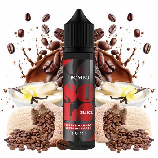 Příchuť SNV Bombo - Solo Juice - Coffee Vanilla Custard Cream 20ml