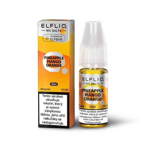 Nikotinová Sůl ELF BAR ElfLiq - Pineapple Mango Orange 10ml