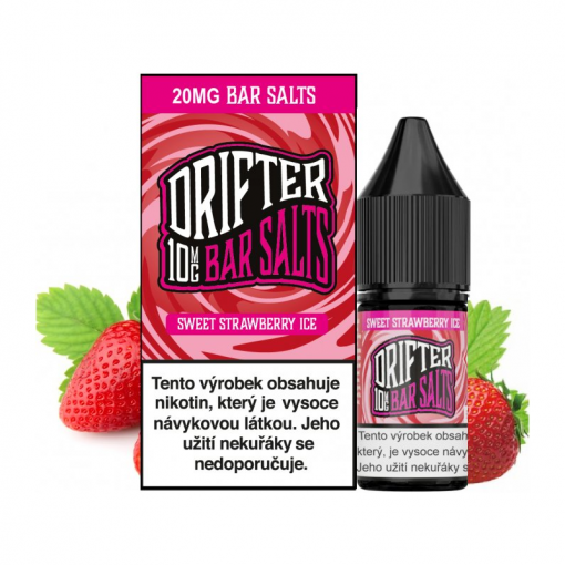 Nikotinová sůl Drifter Bar Salts Sweet Strawberry Ice 10ml - 20mg