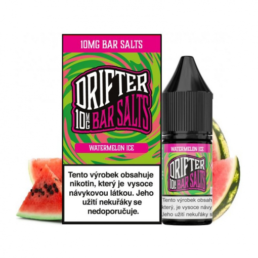 Nikotinová sůl Drifter Bar Salts Watermelon Ice 10ml - 20mg