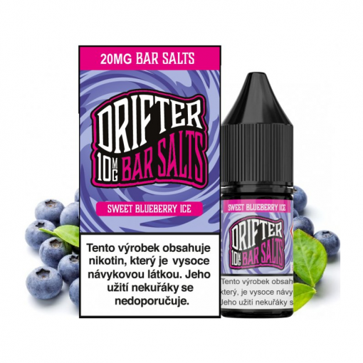 Nikotinová sůl Drifter Bar Salts Sweet Blueberry Ice 10ml - 20mg