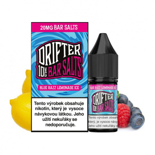 Nikotinová sůl Drifter Bar Salts Blue Razz Lemonade Ice 10ml - 20mg