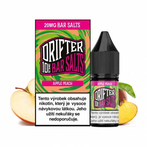 Nikotinová sůl Drifter Bar Salts Apple Peach 10ml