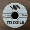 TD Coils nichromový drát Ni80  - 10 m
