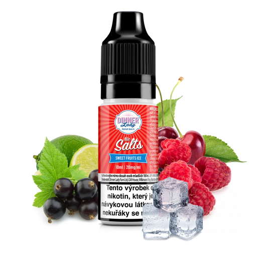 Nikotinová Sůl Dinner Lady Sweet Fruits Ice 10ml