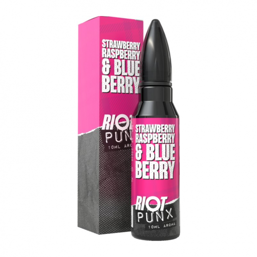 Příchuť Riot Squad - PUNX - Jahoda, borůvka a malina 10ml SnV - Kolek Q