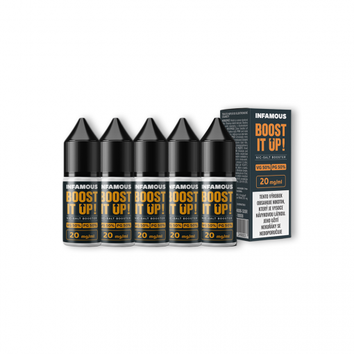 Infamous Booster NicSalt MTL 50/50 - 20mg - 5x10ml