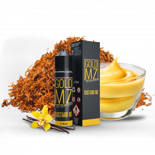Příchuť SNV Infamous Originals - Gold MZ Custard - tabák s pudinkem, 10ml