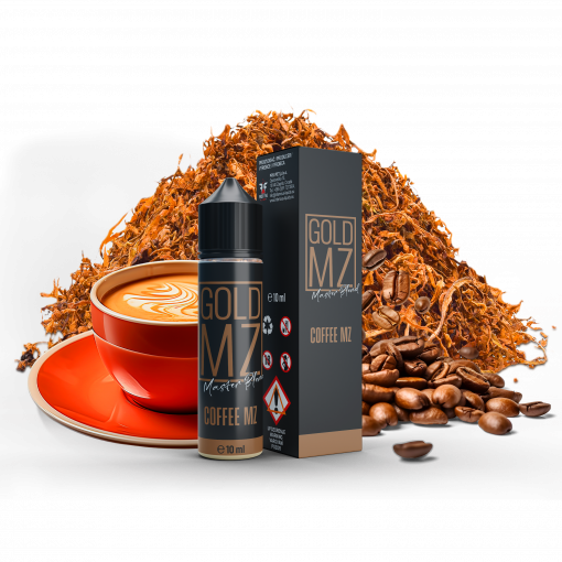 Příchuť SNV Infamous Originals - Gold MZ Coffee - tabák s kávou, 10ml