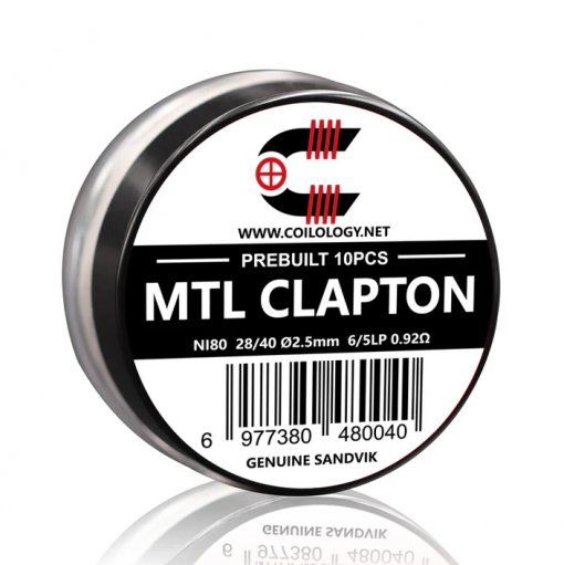 Coilology předmotané spirálky pro MTL Clapton Ni80 - 0,92ohm, 10ks