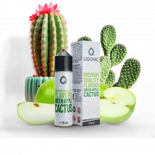 Příchuť Infamous Liqonic SNV - Green Apple Cactus - kaktus a zelené jablko - 10ml