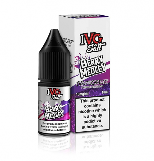 Nikotinová Sůl IVG Salt - Berry Medley / Lesní bobule s jablkem 10ml