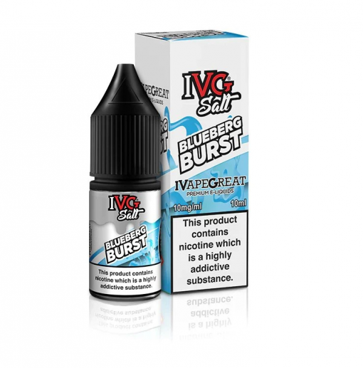Nikotinová Sůl IVG Salt - Blueberg Burst / Chladivá ovocná směs 10ml