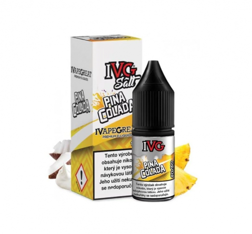 Nikotinová Sůl IVG Salt - Pina Colada / Koktejl Pina Colada 10ml