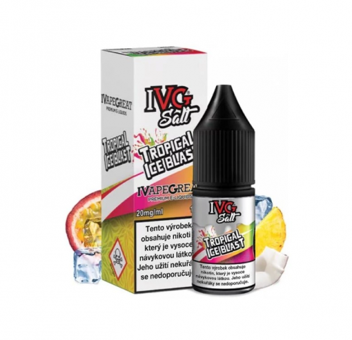Nikotinová Sůl IVG Salt - Tropical Ice Blast / Ledový tropický mix 10ml