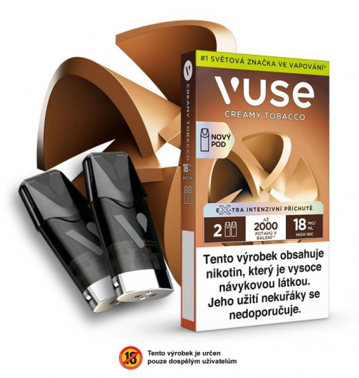 VUSE ePOD náplň Creamy Tobacco 2ML 18MG - 2KS