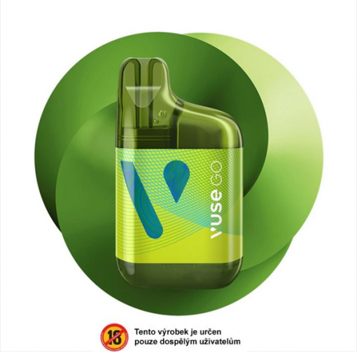 Vuse GO 1000 Box jednorázová e-cigareta Green Apple