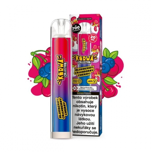 KURWA Collection jednorázová ecigareta Blueberry Cranberry Cherry