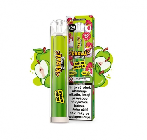 KURWA Collection jednorázová ecigareta Sour Apple