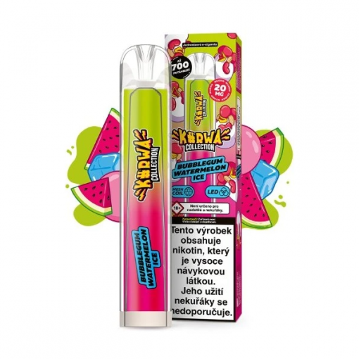 KURWA Collection jednorázová ecigareta Bubblegum Watermelon Ice