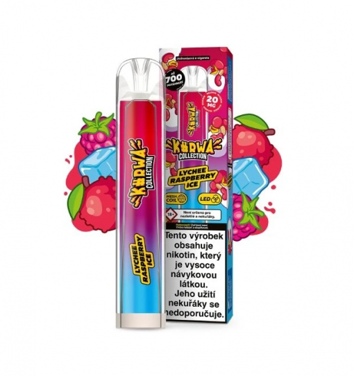 KURWA Collection jednorázová ecigareta Lychee Raspberry Ice