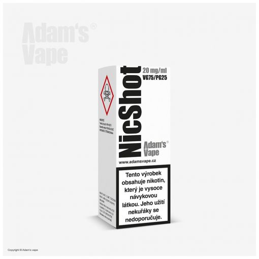 Adams vape NicShot 10 ml 20 mg/ml, 75/25 VG/PG
