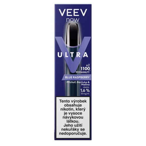 VEEV NOW ULTRA jednorázová ecigareta Blue Raspberry