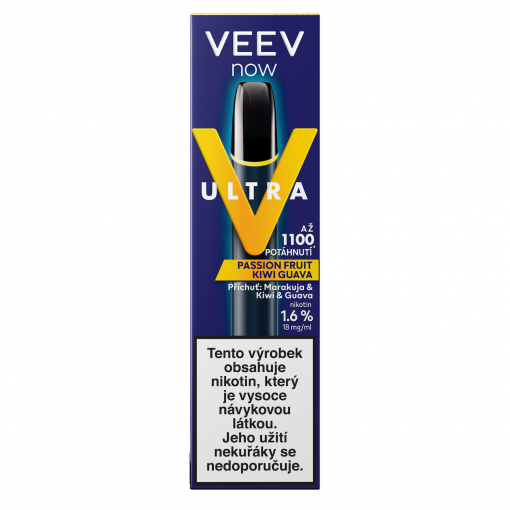 VEEV NOW ULTRA jednorázová ecigareta Passion Fruit Kiwi Guava