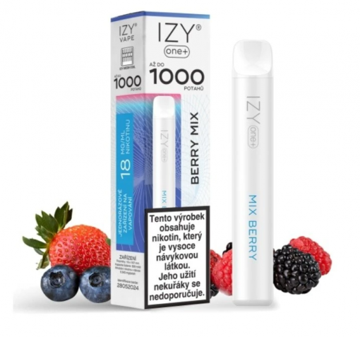 Jednorázová ecigareta IZY ONE+ - Berry Mix 18mg/ml