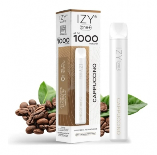 Jednorázová ecigareta IZY ONE+ - Cappucino 0mg/ml