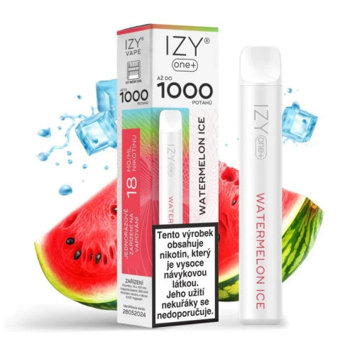 Jednorázová ecigareta IZY ONE+ - Watermelon Ice 18mg/ml