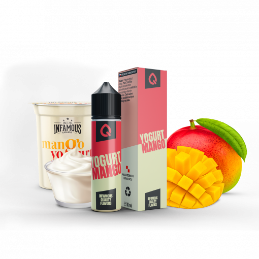 Příchuť Infamous Liqonic SNV - Yogurt Mango - jogurt a mango - 10ml