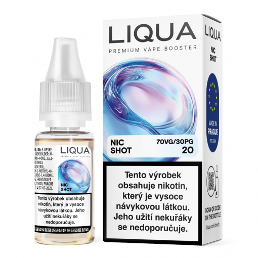 Booster Liqua Nic Shot 20mg 70VG/30PG 10ml