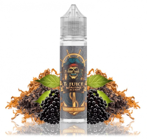 Příchuť TI Juice Maritime Blends - Elderberry Tea Tobacco SnV 10ml
